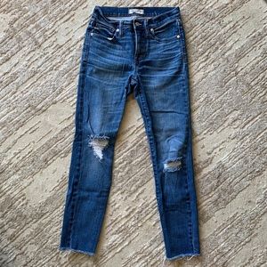 Madewell 9” High Riser Skinny Skinny Crop